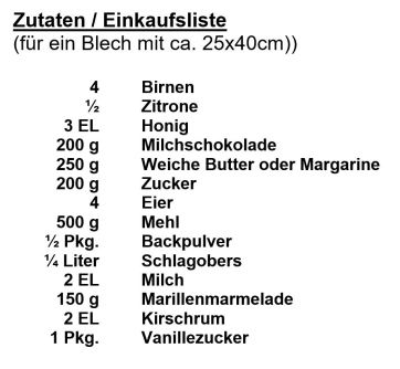 zutaten-schoko-birnen-kuchen
