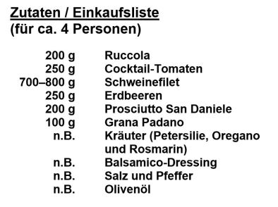 Zutaten - Summer-Feeling