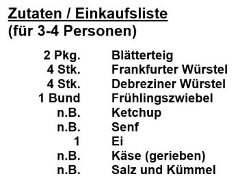 Zutaten-Würstel_im_Blätterteig