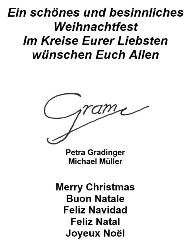Frohe Weihnachten