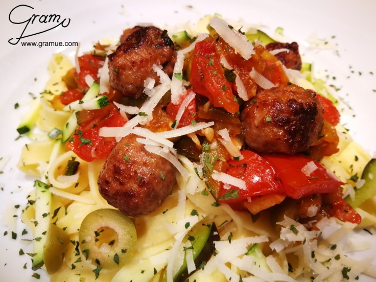 Tagliatelle con Salsiccia _ B