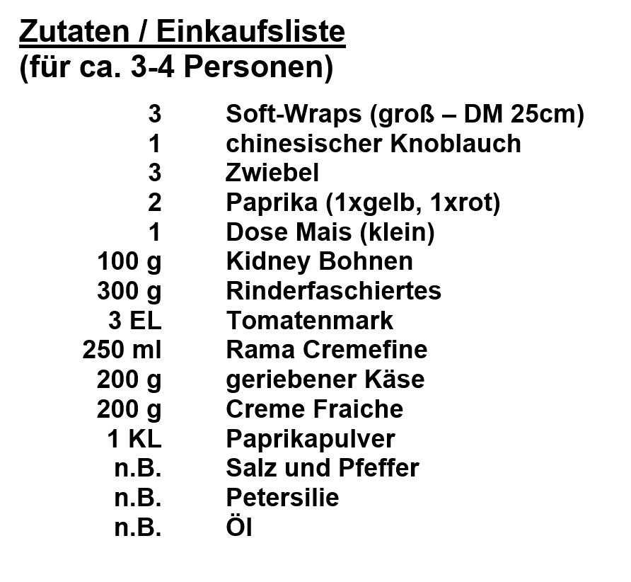 Zutaten-Gefüllte_Mexican_Wraps