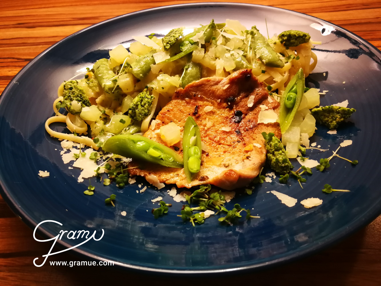 Linguine_Pesto_Schweinefilets_D