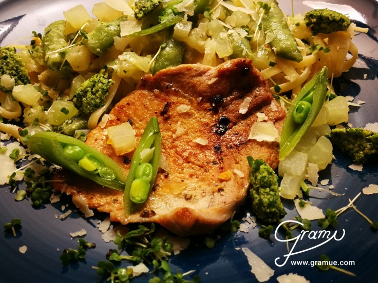 Linguine_Pesto_Schweinefilets_I
